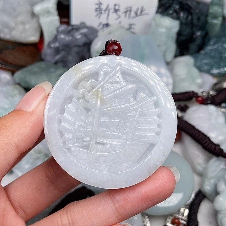 颈饰未镶嵌翡翠翡翠