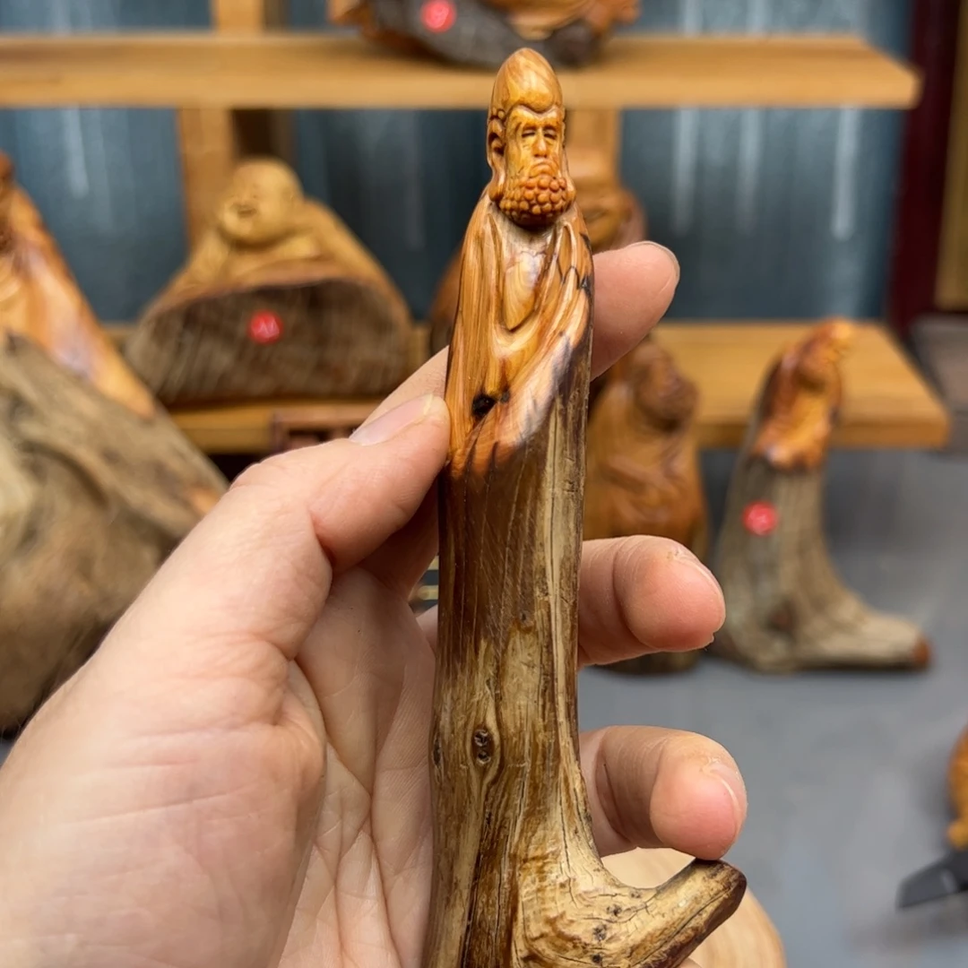 柏木崖柏木摆件手把件，31