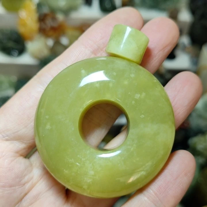 未镶嵌岫玉平安扣