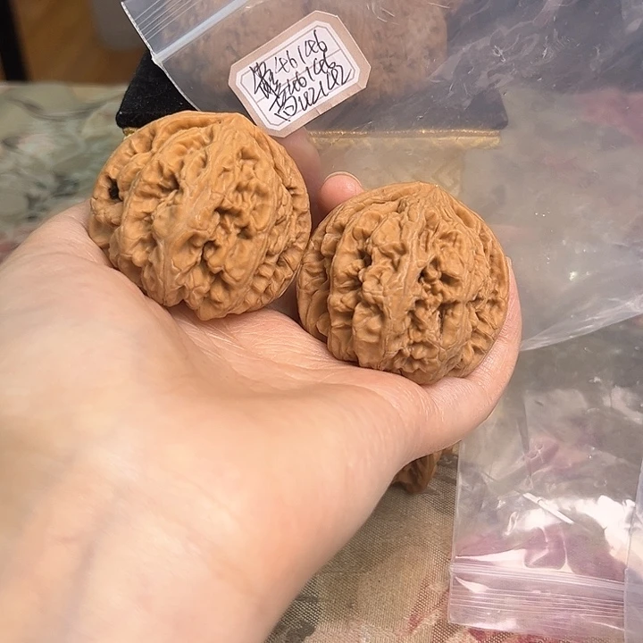 文玩核桃把件非嫁接大粗筋