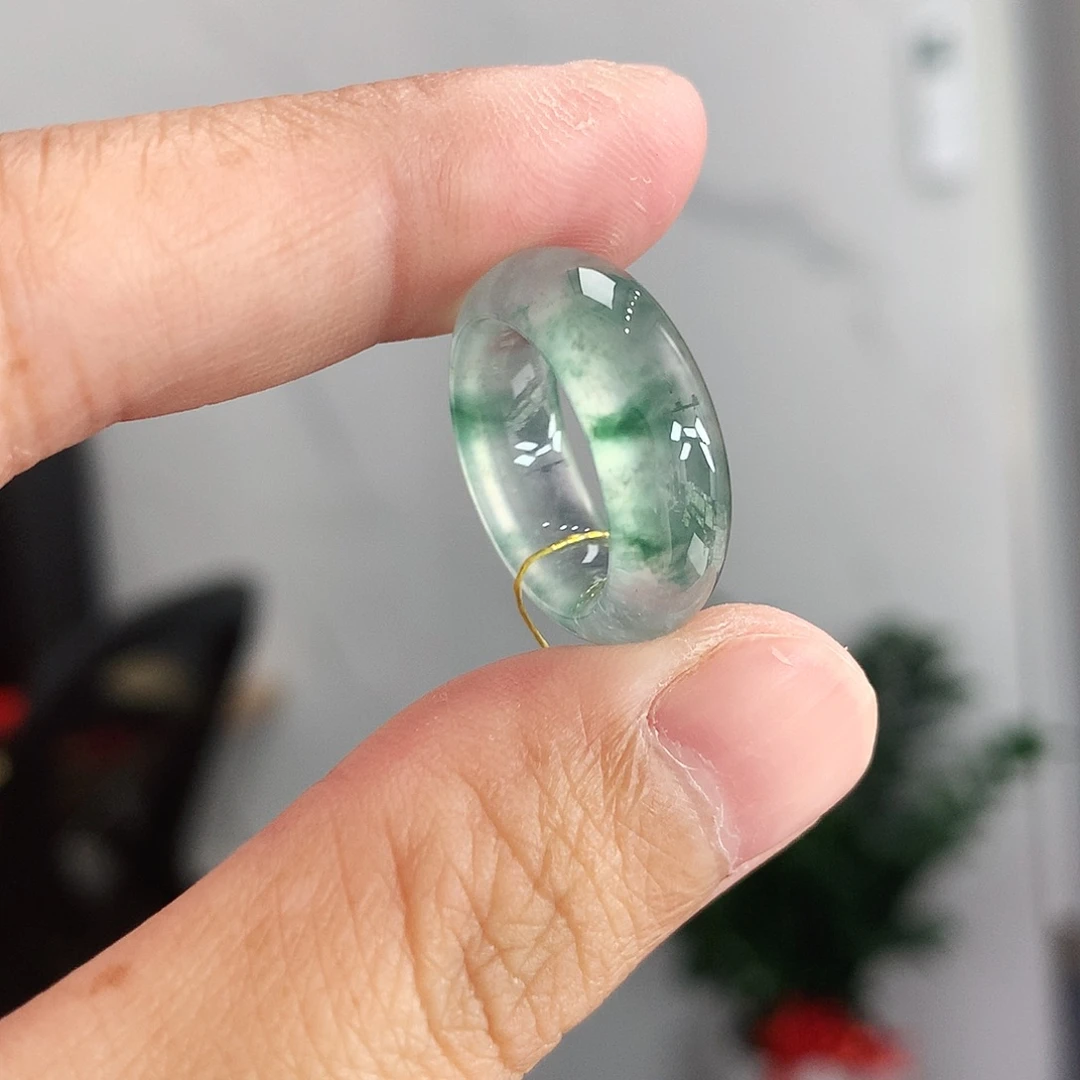 翡翠未镶嵌戒指6号