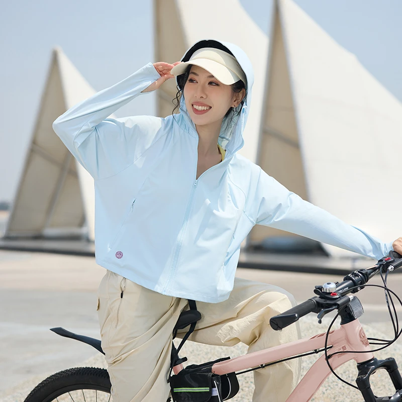 蕉下客2025新款防晒衣女夏季连帽斗篷款防嗮衣女士皮肤衣男外套