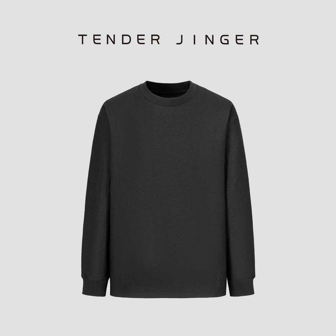 Tender Jinger｜小帆自留 轻量化中空轻户外休闲圆领长袖卫衣1676
