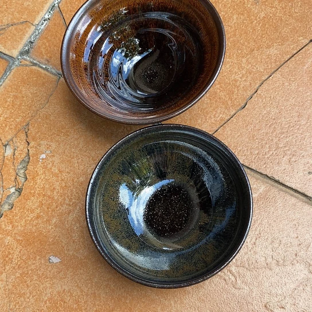 茶盏建盏蔡师傅两个