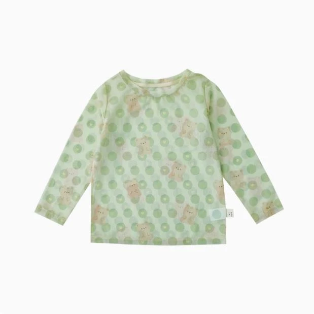 清 幼悠T恤夏季字母宽松女宝宝休闲儿童洋气卡通童装x3049