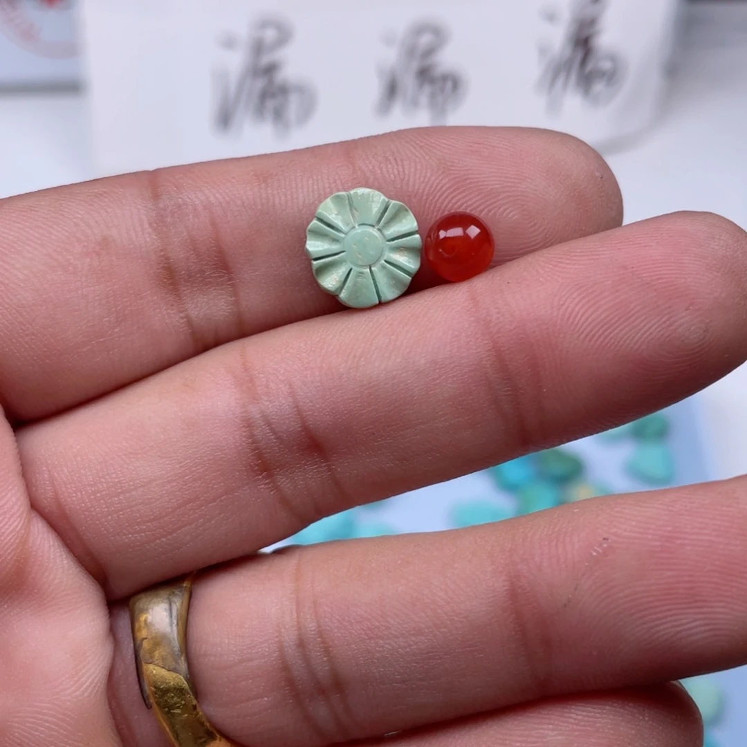 南红玛瑙未镶嵌颈饰219