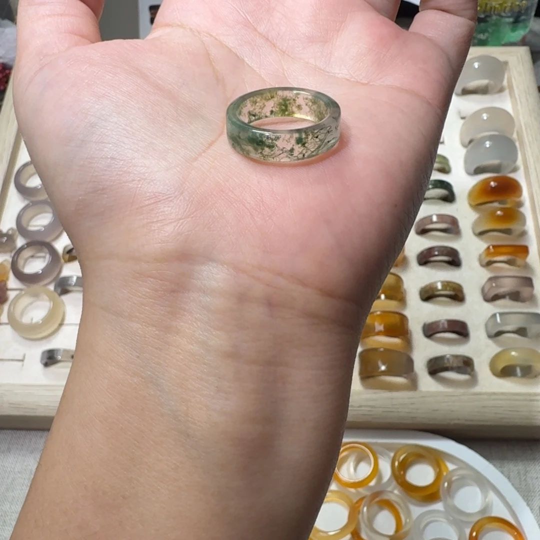 未镶嵌戒指玛瑙/玉髓812港15