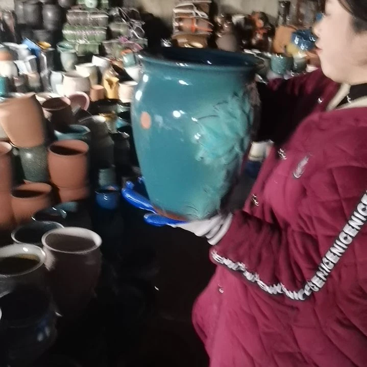 红陶口20高27瑕疵