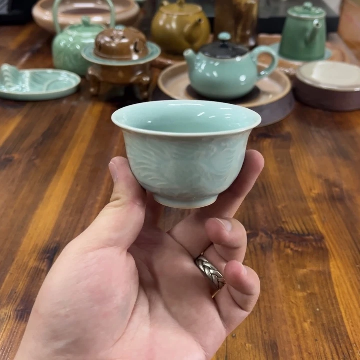 龙泉青瓷茶器微瑕8931