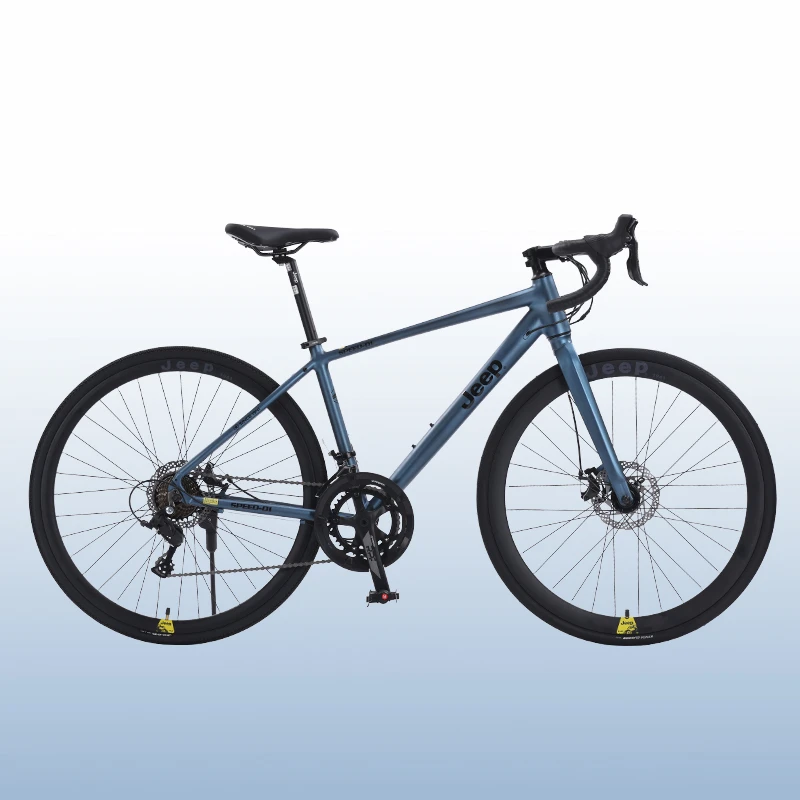 JEEP/吉普公路自行车超轻铝合金车架油碟刹变一体快拆轮组男女款