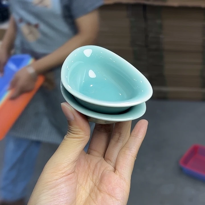 龙泉云间青瓷小米茶器