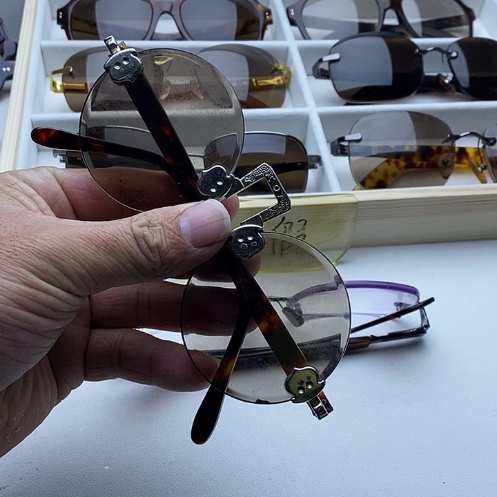 全框款水晶眼镜清凉护目镜