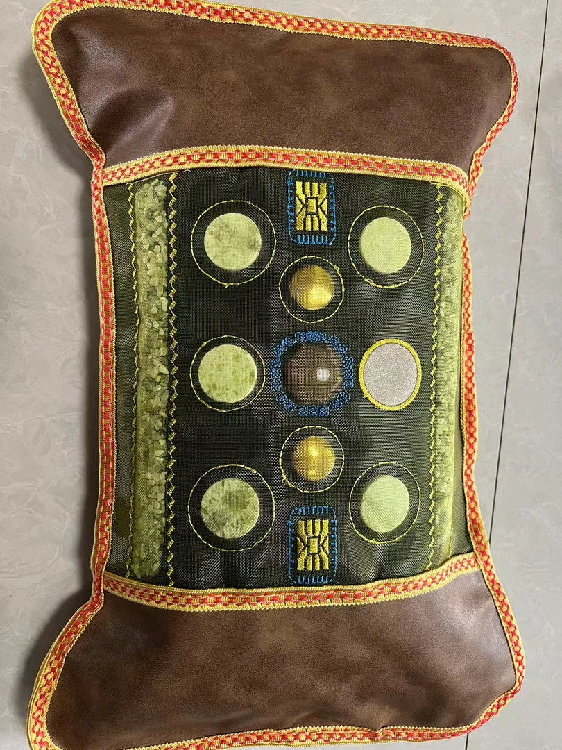 2025新款磁石玉石苏花梗艾草梗枕头