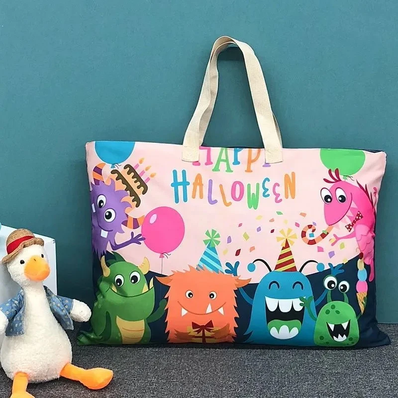 幼儿园被子牛津布收纳袋手拎式搬家打包袋卡通衣物整理防水防潮