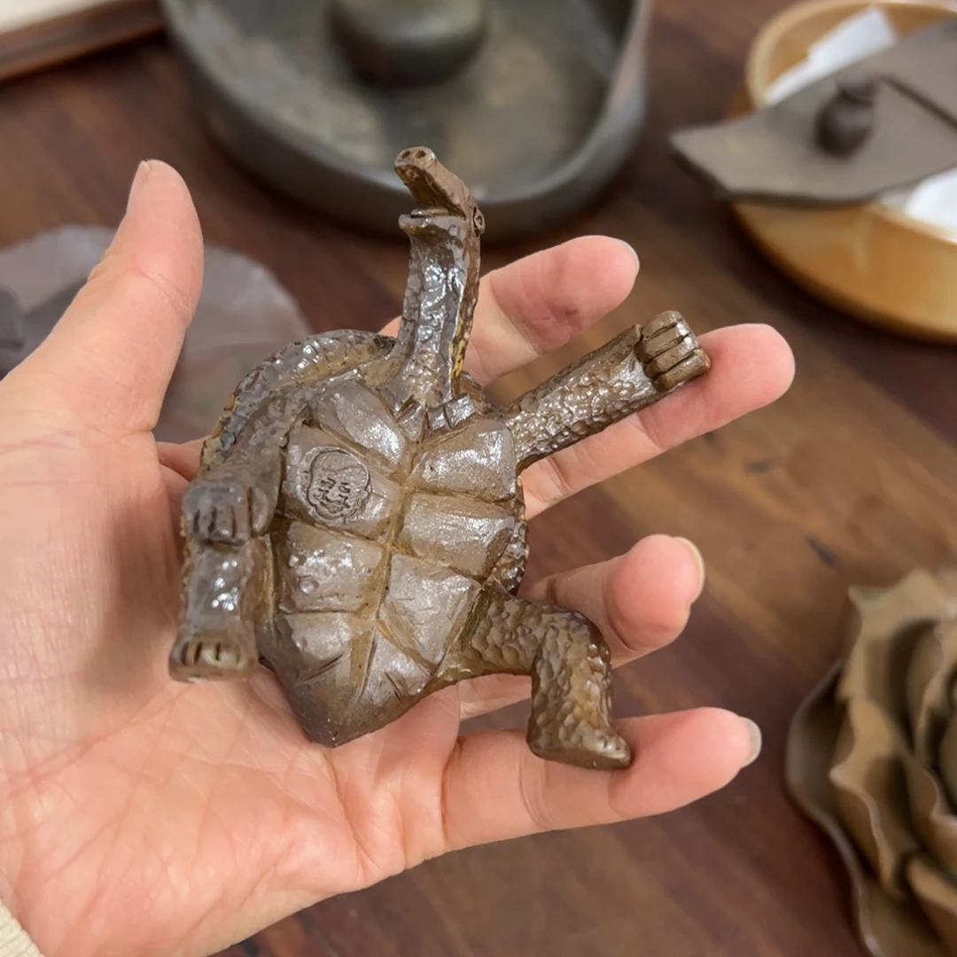 贵台龙窑柴烧茶壶A64