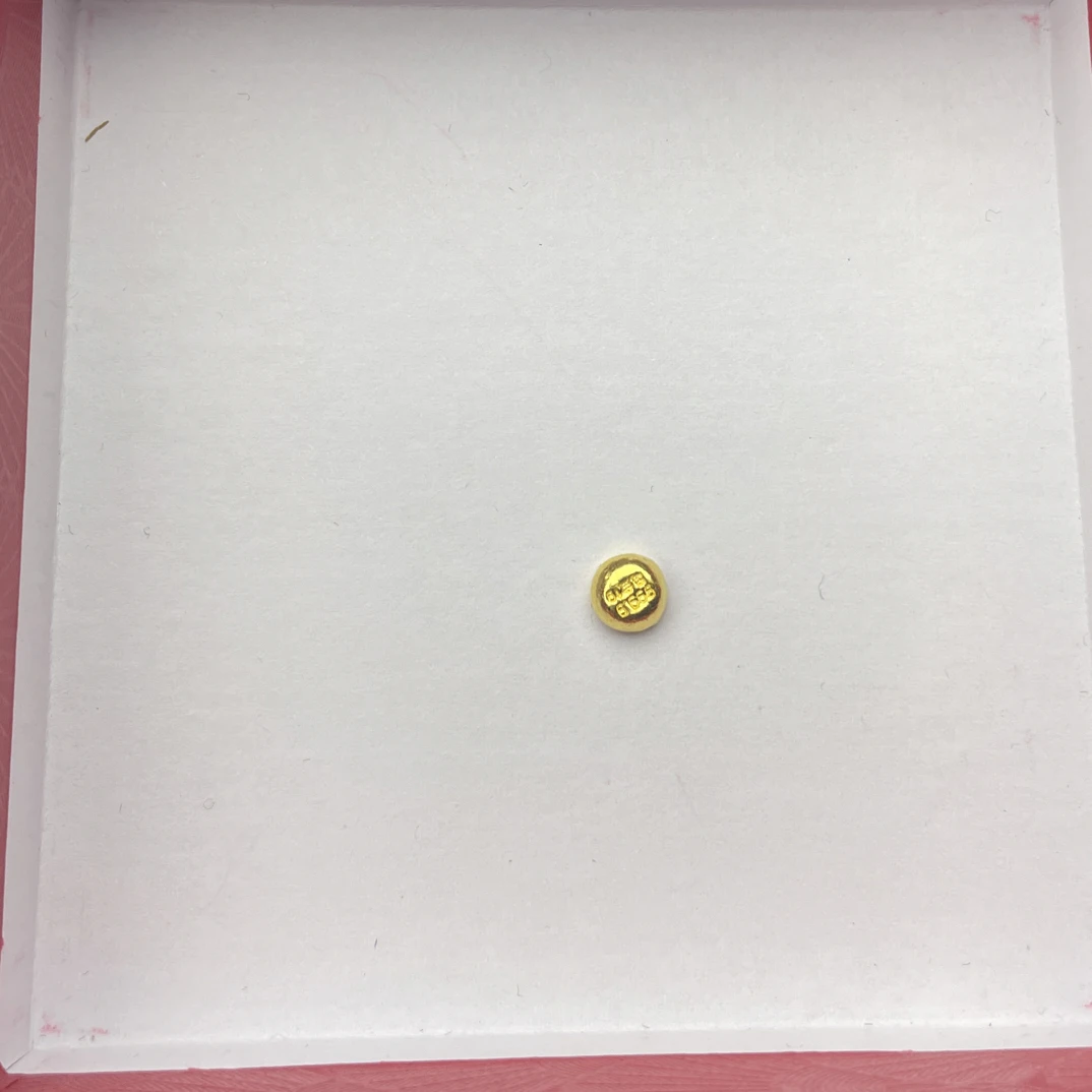 黄金足金1g金豆足金999