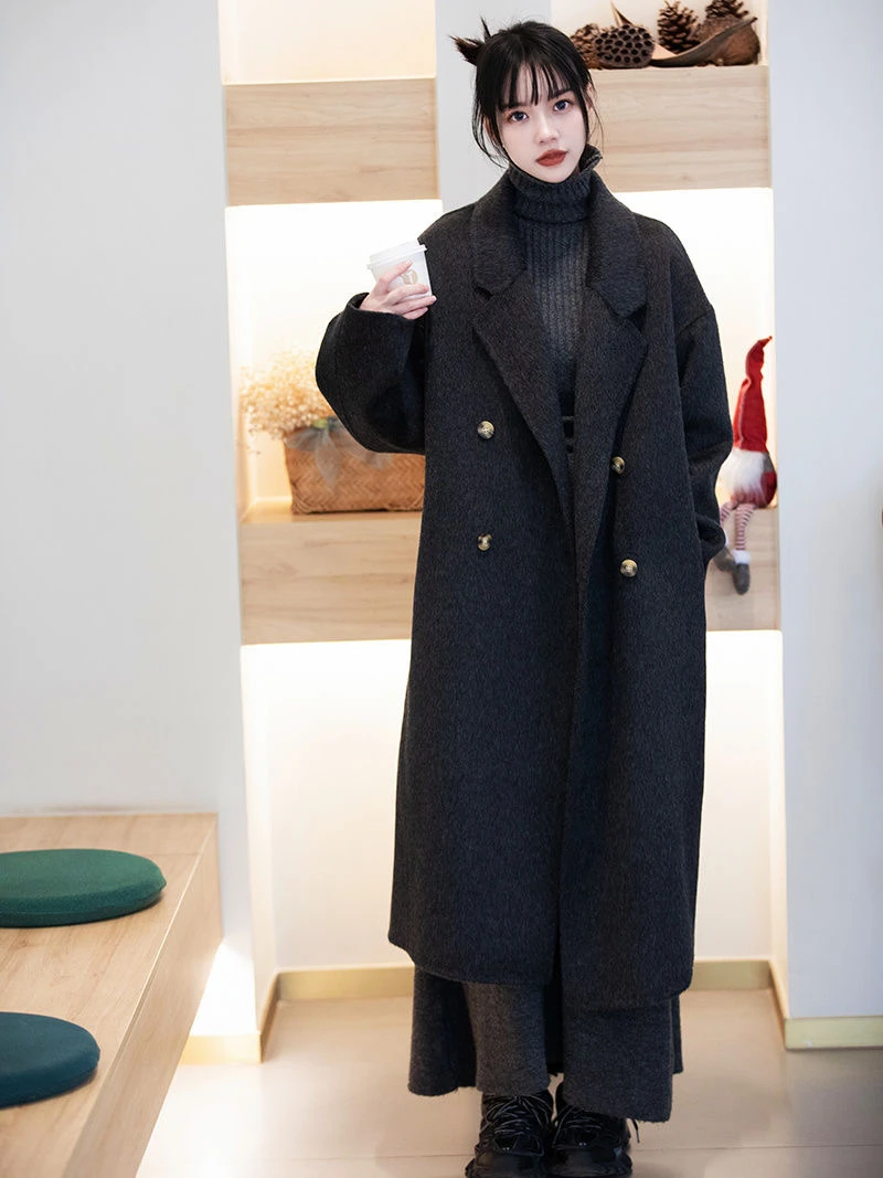 下架70号双面羊毛气质韩版外套（撤柜样衣，默认微瑕）抢拍不发货