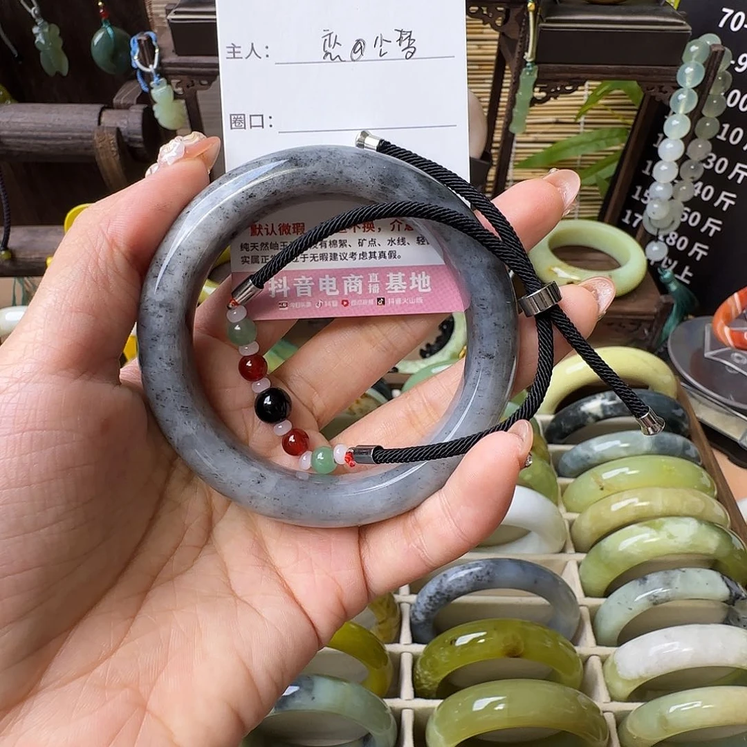 蛇纹石玉未镶嵌手镯恋**梦