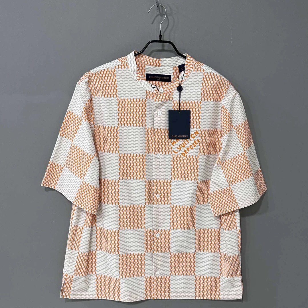 未使用 LouisVuitton/路易威登 全新棋盘格短袖/全新/L码/50877