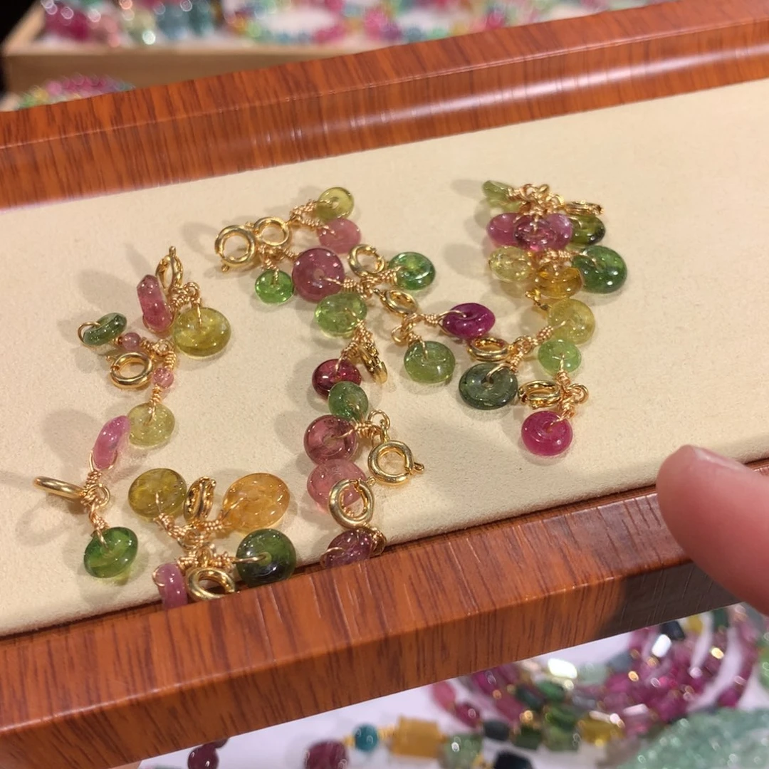 碧玺多样性发货一件银S925镶嵌