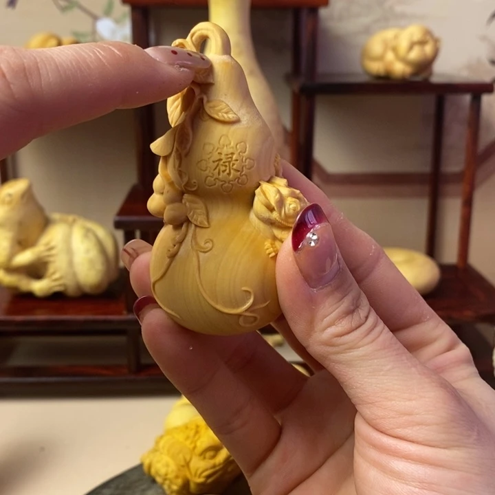 香榧木*️****黄杨木手把件