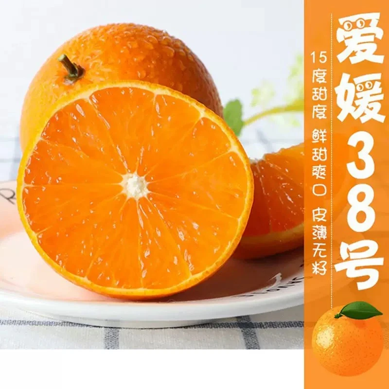 【书记助农】 四川眉山爱媛38号果冻橙新鲜应季水果香甜多汁