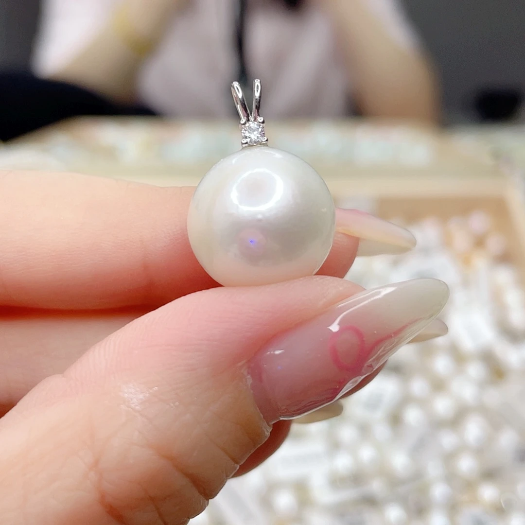 淡水珍珠未镶嵌吊坠(赠链)