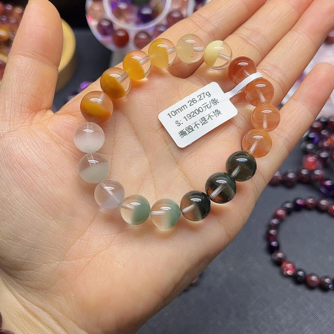 水晶手链未镶嵌天然水晶