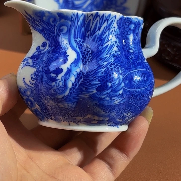 你***道青花手工手绘公道