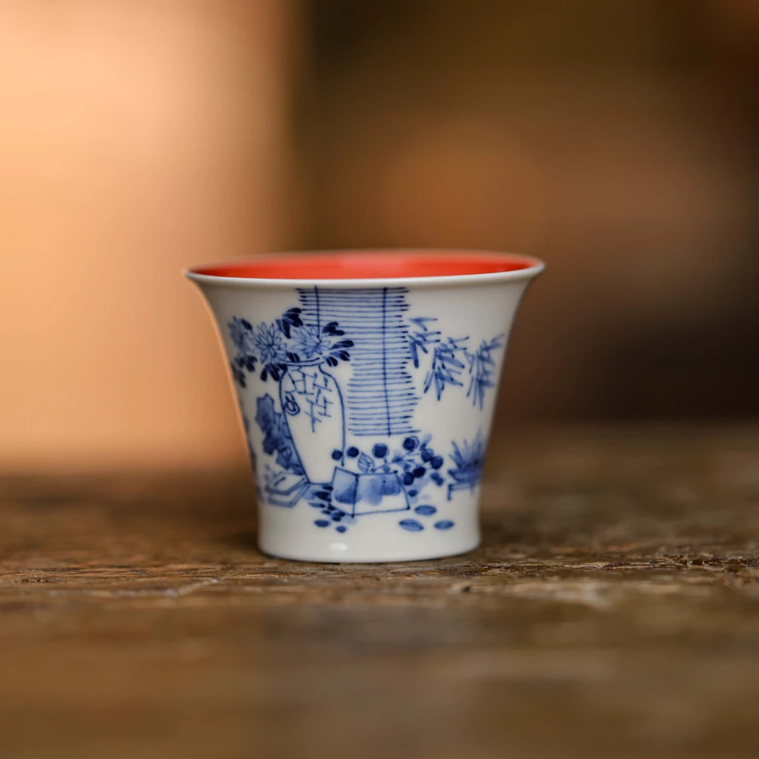 【非遗好物】清供撇口杯50ml（YXZ4005）