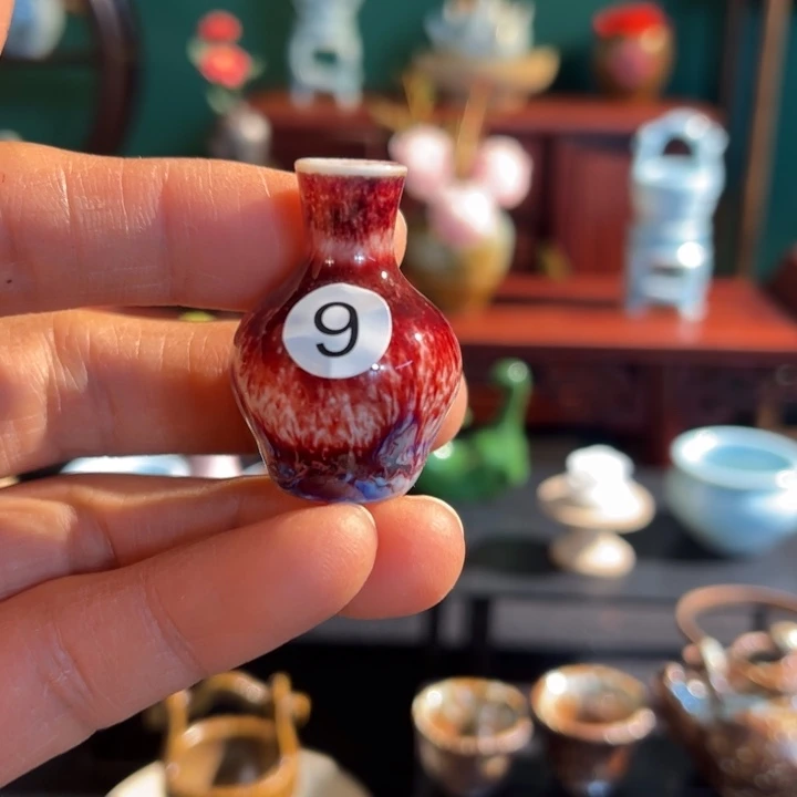 摆件微陶老王迷你拉坯花瓶