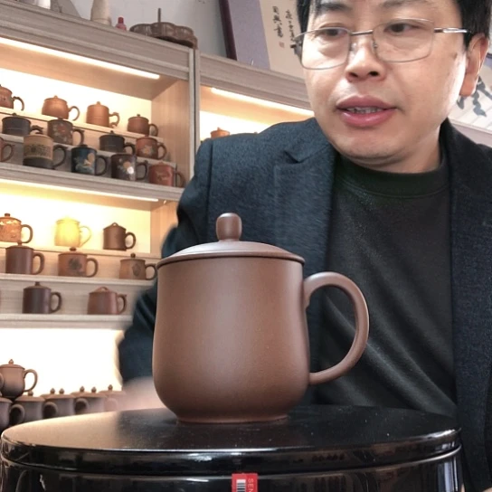 紫泥茶杯葫芦杯容量400