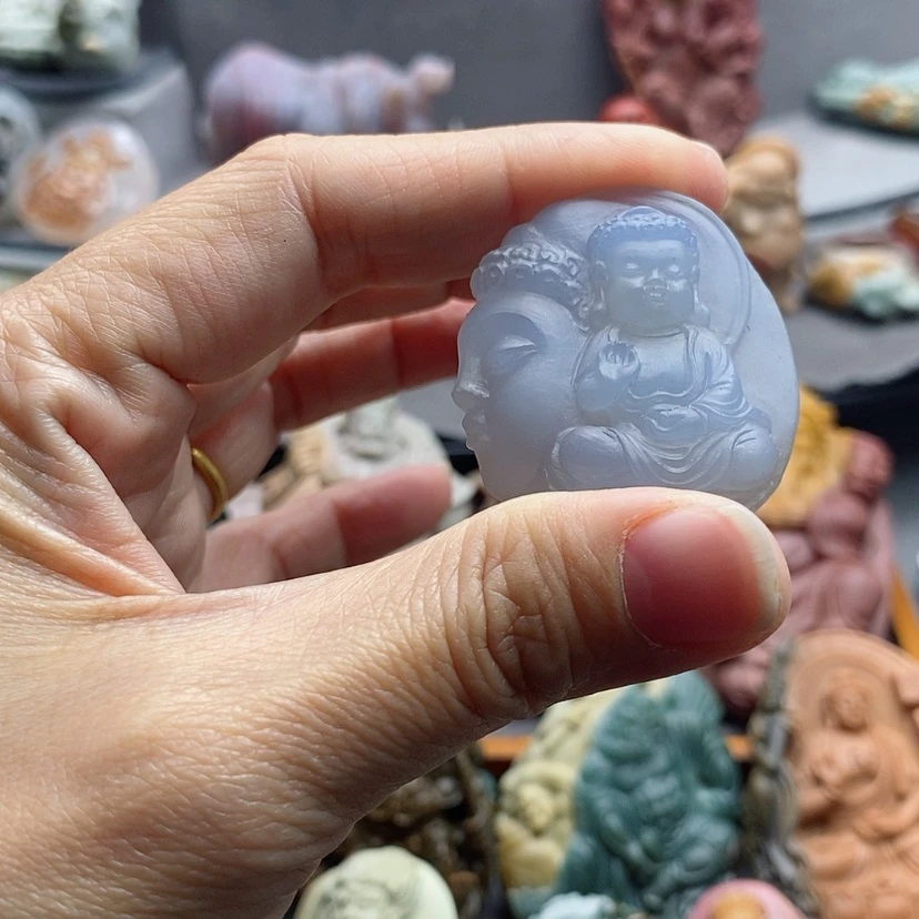 【闪购商品】未镶嵌吊坠定制玛瑙