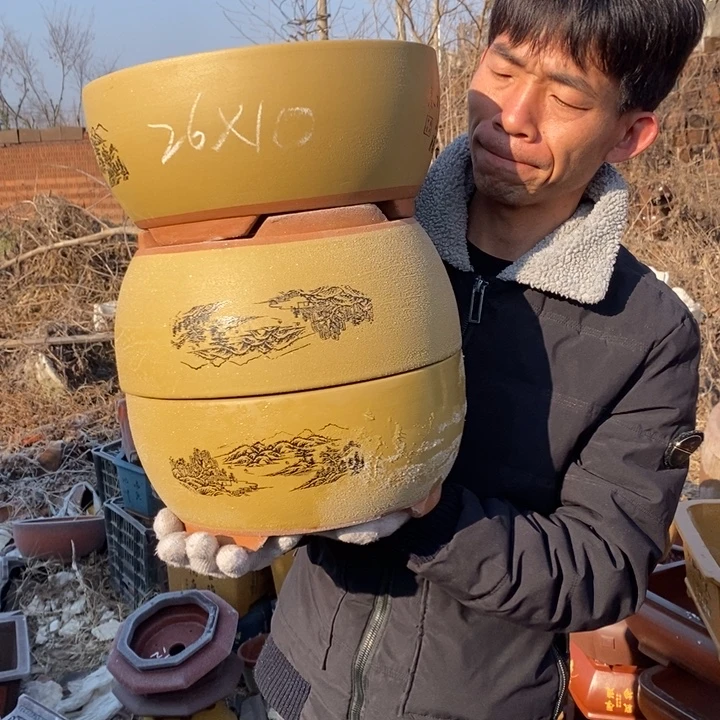 紫砂花盆紫砂特价包邮