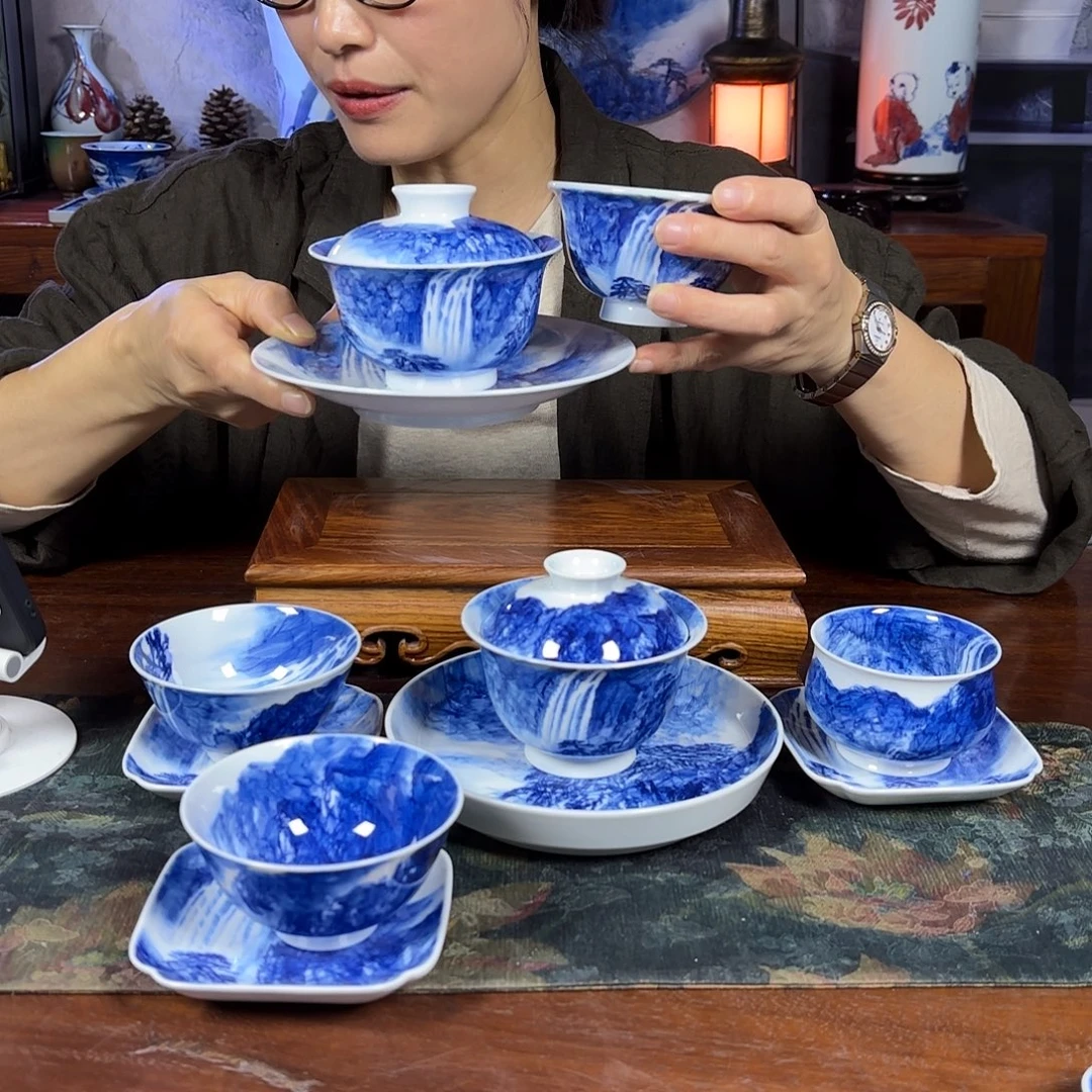 悟***国一王老师手绘山水