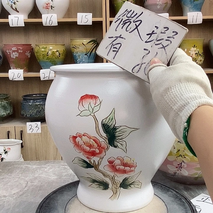 缸13xc景德镇陶瓷花盆