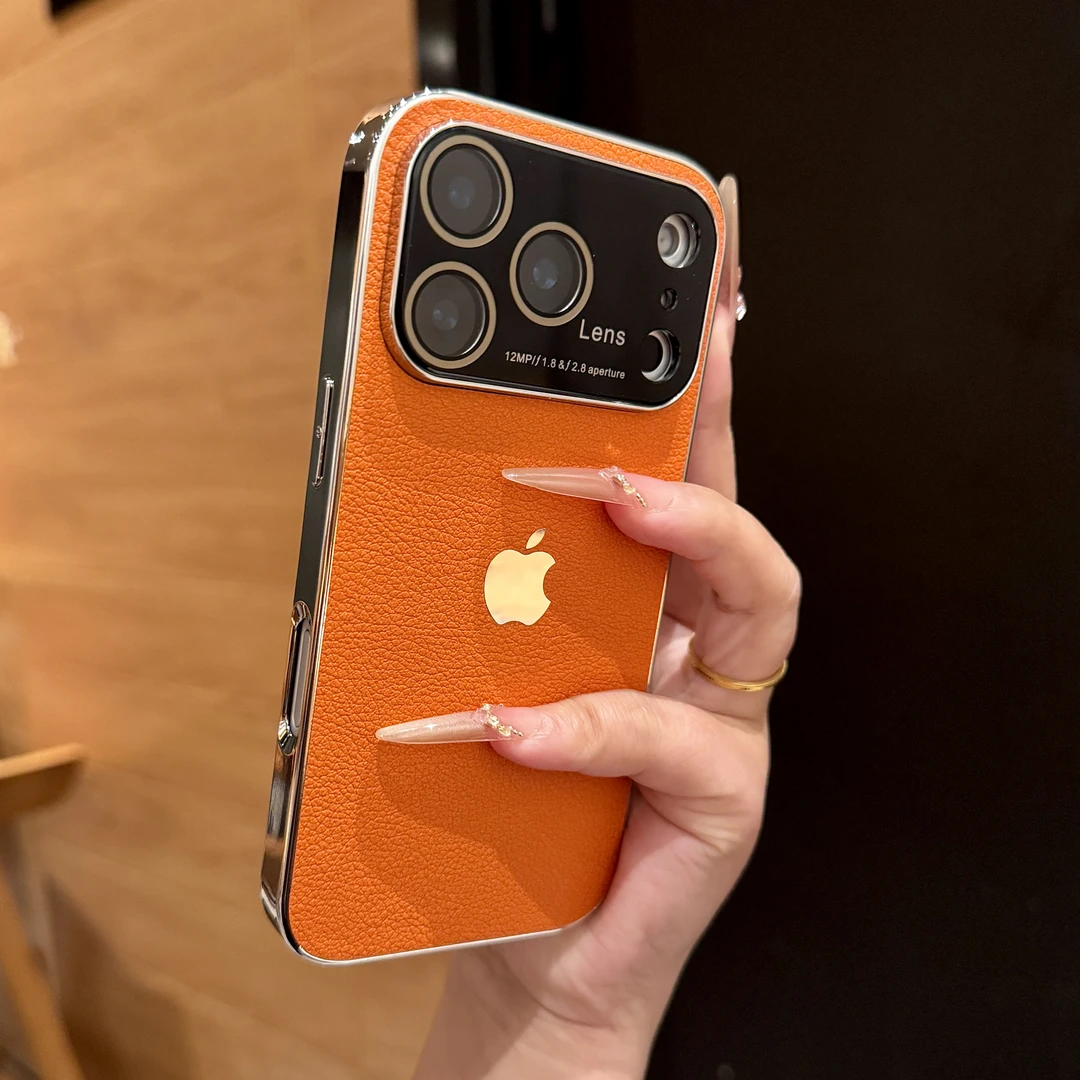 大视窗精孔散热防滑适用苹果17手机壳16ProMax硬壳15时尚14/13