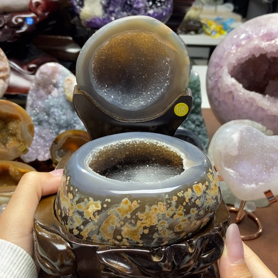 未镶嵌紫晶摆件水晶