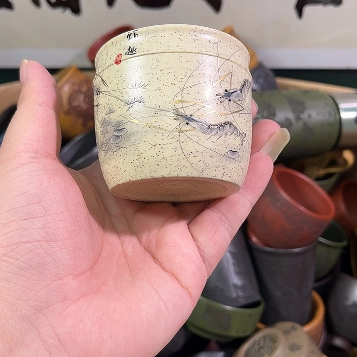 茶杯紫砂全手工紫砂主人杯