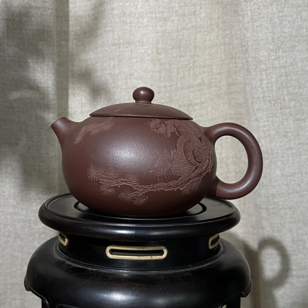 宜兴手工紫砂陶 茶壶GS3318-18
