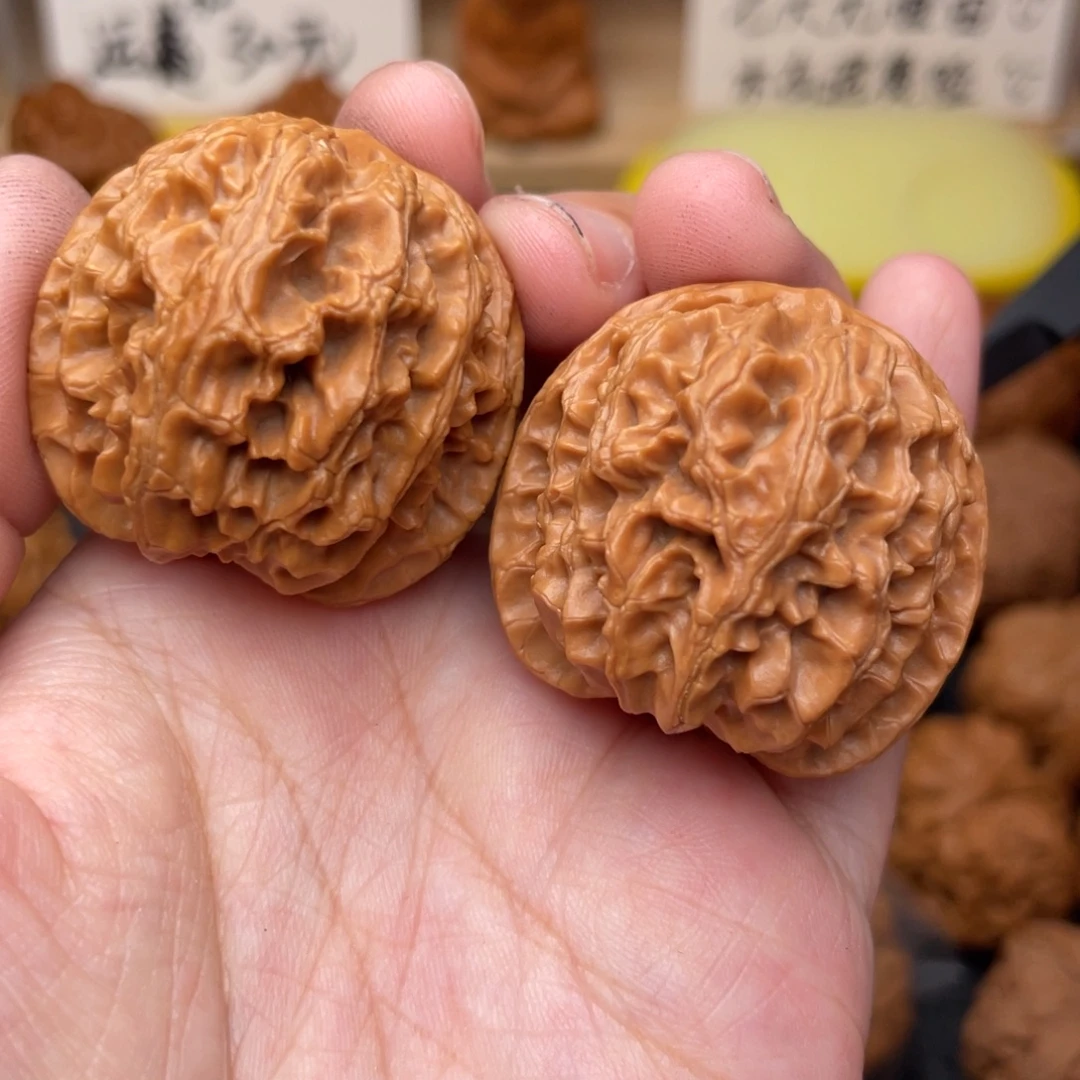 文玩核桃把件苹果35