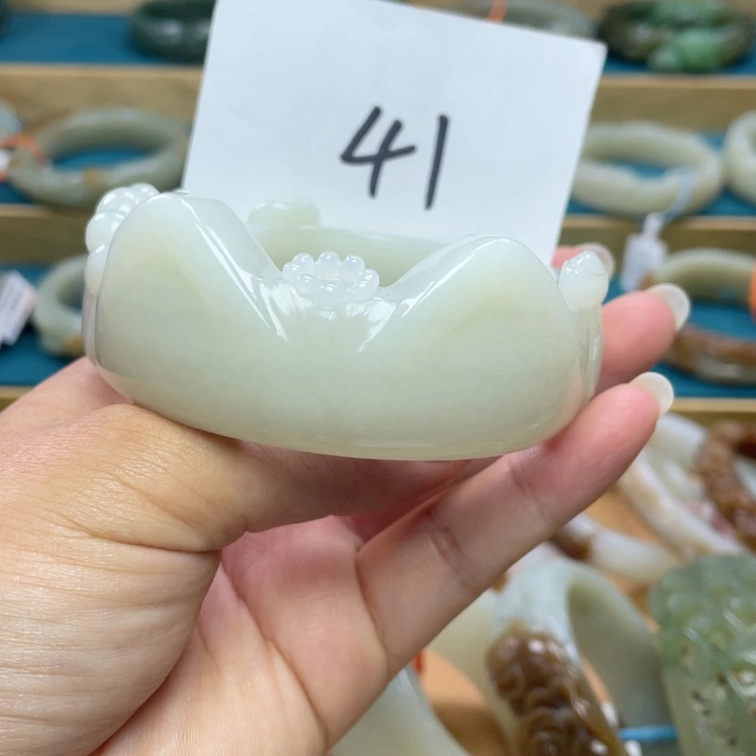 未镶嵌手镯和田玉圈口60