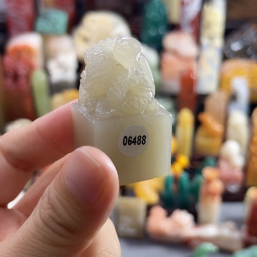 寿山石印石宁**远6488包邮包刻