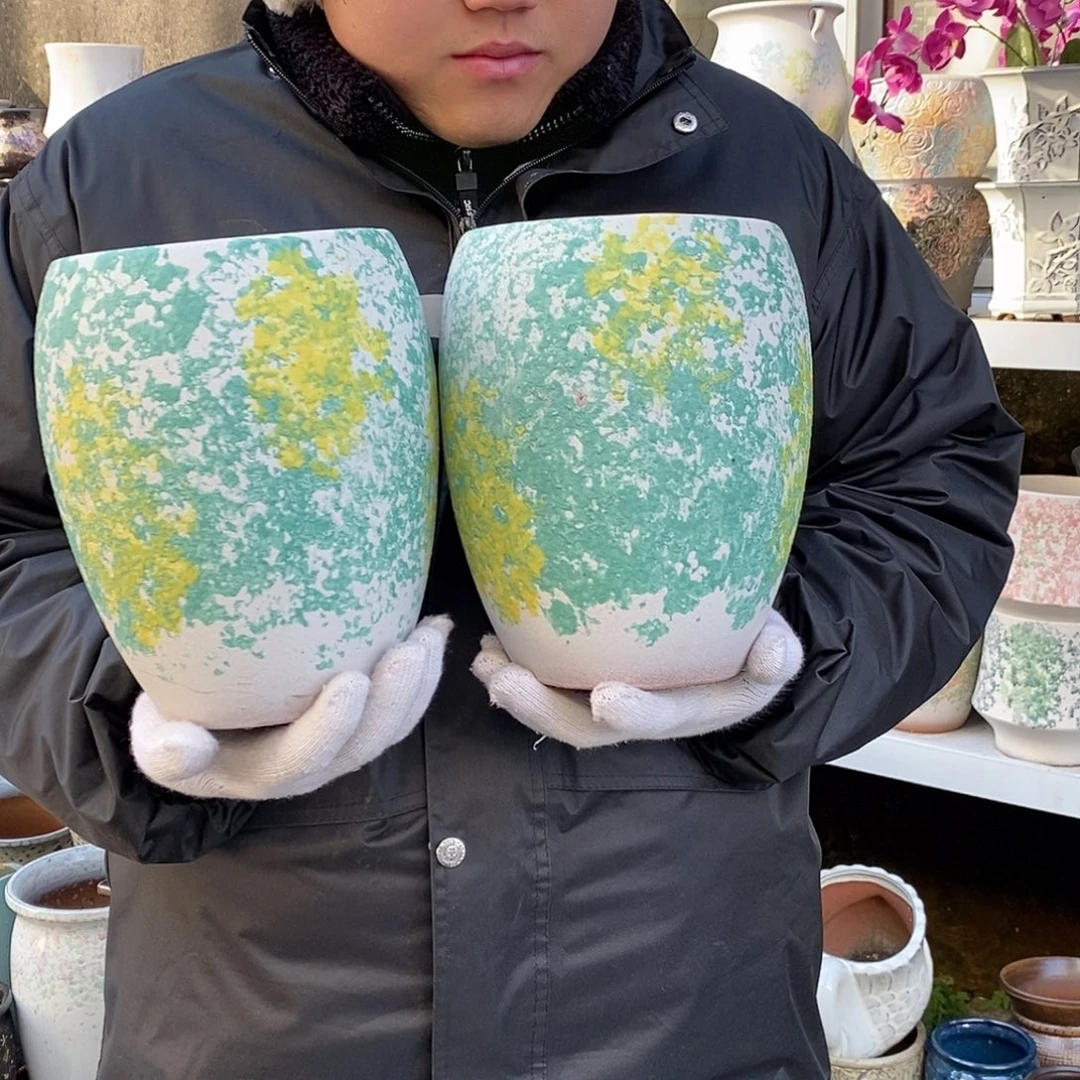 紫砂花盆口15高22福利