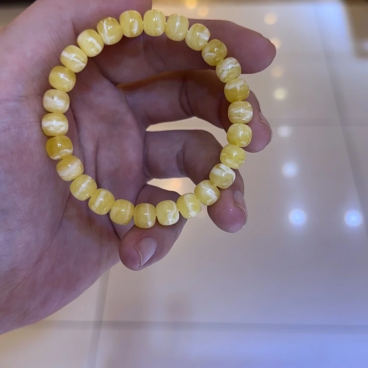 手链琥珀未镶嵌蜜蜡