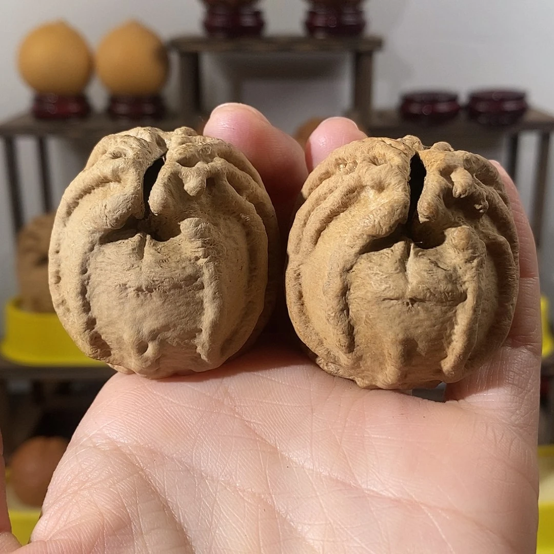 吊坠文玩核桃张*鬼脸41