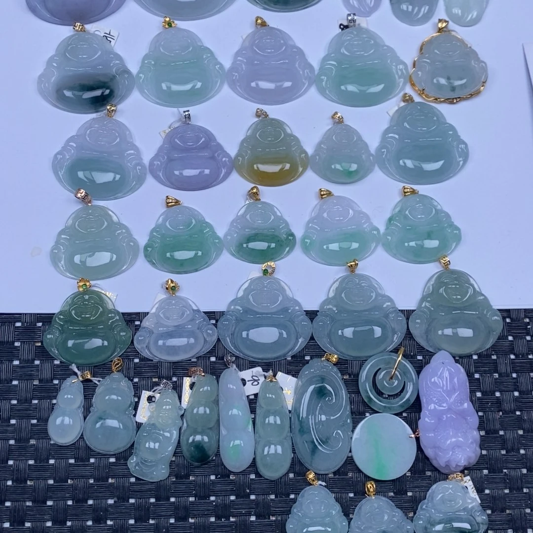 翡翠未镶嵌颈饰天然翡翠