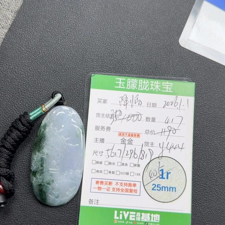 翡翠未镶嵌颈饰翡翠