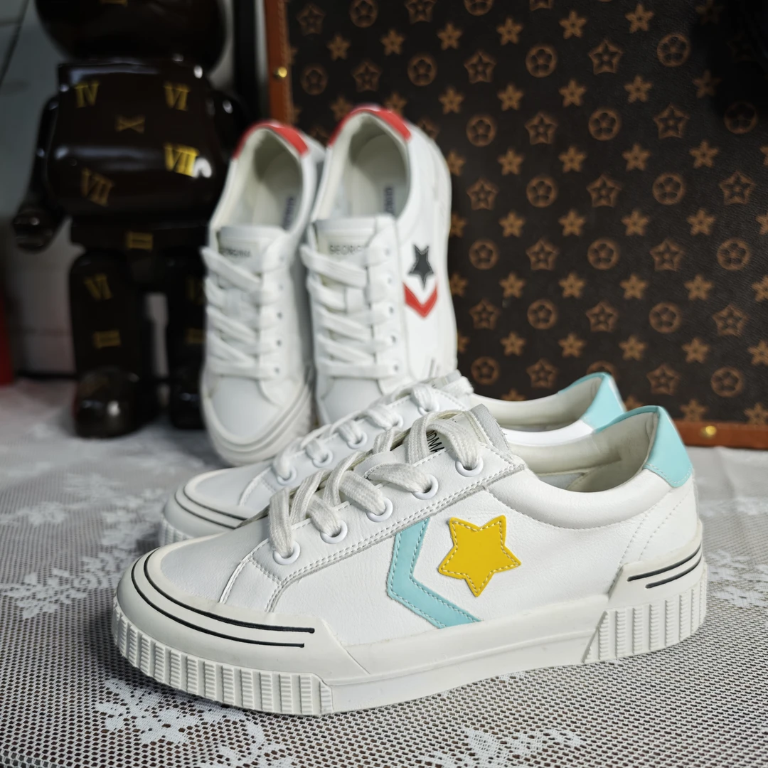 【GP-010】真皮小白鞋休闲板鞋女鞋学生鞋子舒适百搭经典时尚