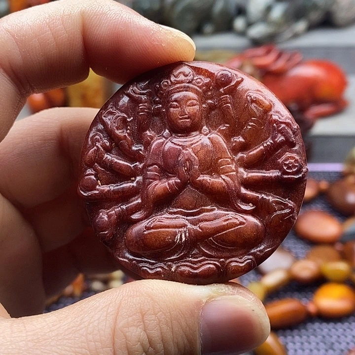 未镶嵌蛇纹石玉颈饰